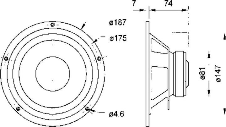 Image du produit Visaton Boomer W 170 S