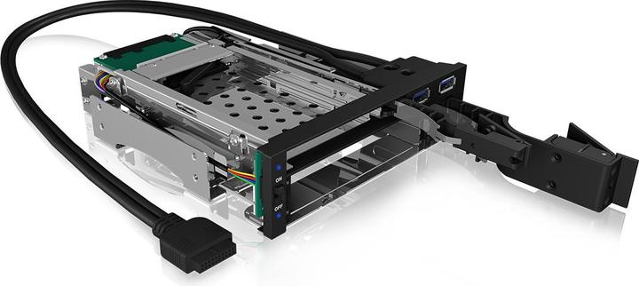 Actual product image Icy Box IB-174SSK-U - Mobile Storage Rack - 2.5", 3.5" (6.4 cm, 8.9 cm)