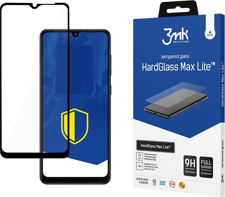 Image du produit 3MK Protection d'écran Hardglass Max Lite (1 pièce(s), Samsung Galaxy A32 5G)