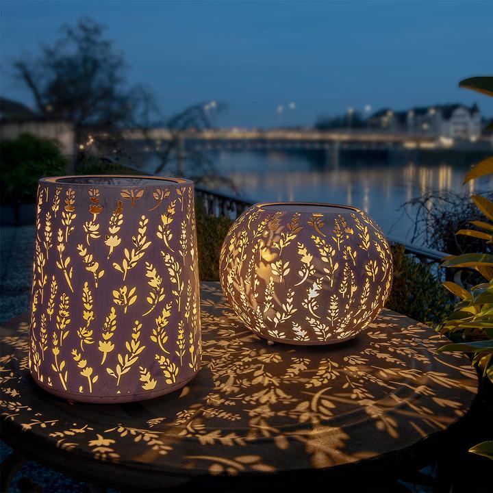 Produktbild STT Solar LED Laternen Antik Lavendula (22 x 18 cm)