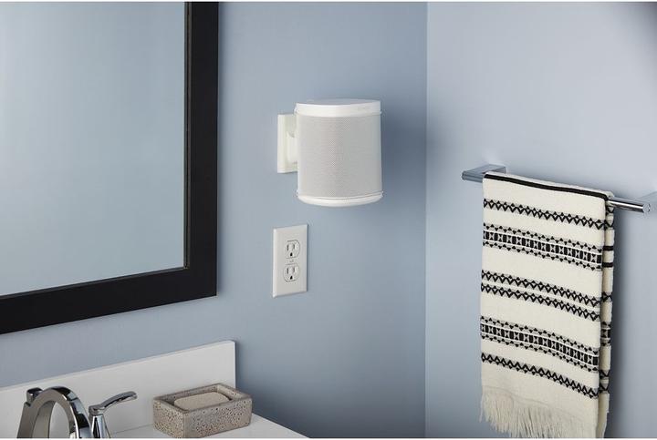 Image du produit Sanus Support mural pour Sonos ONE, PLAY:1 & 3 (1 pièce, Installation murale, Pivotant, Inclinable)