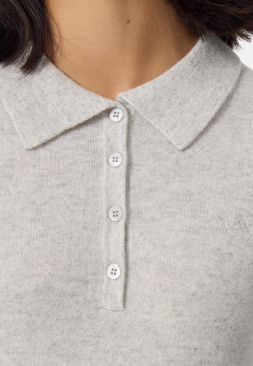 Image du produit Cash-Mere Kaschmir Poloshirt Langarm (L)