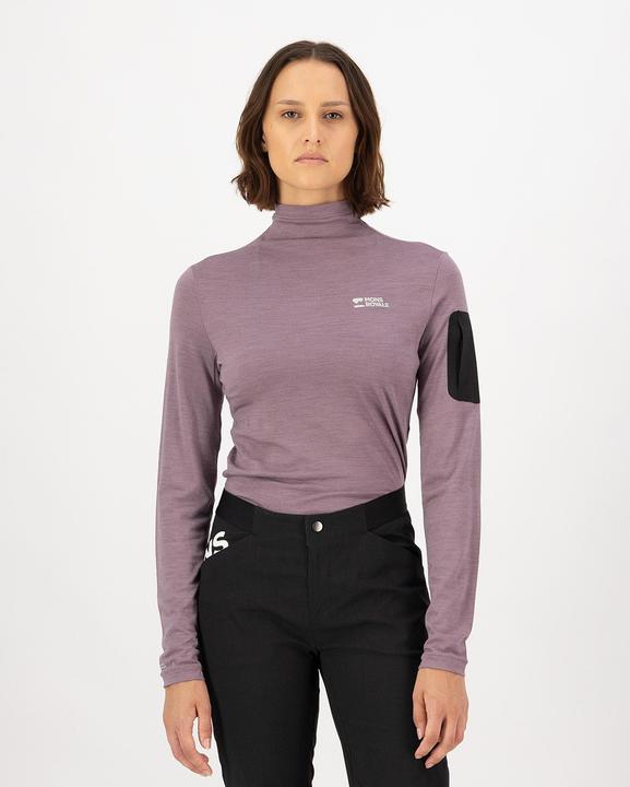 Produktbild Mons Royale Diversion Merino Mock Neck Long Sleeve (L)