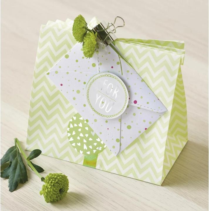 Image du produit Heyda Sac en papier 12 pièces Vert (Pochette cadeau, 12 x)
