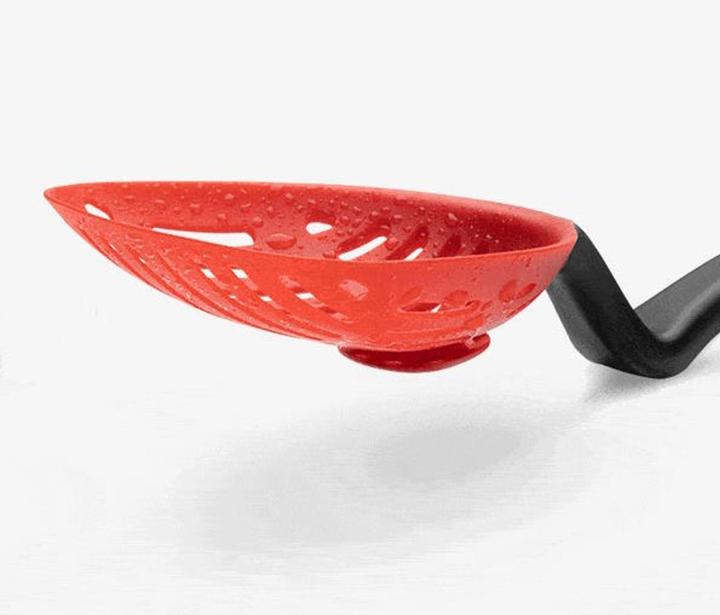 Actual product image DreamFarm Spoon strainer Large Lestrain Red