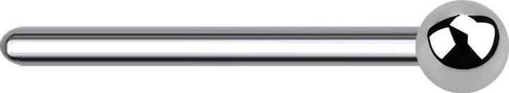 Actual product image Star Piercing Nose stud bend silver with ball (without brass, Titanium G23)