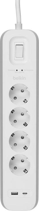 Actual product image Belkin Surgemaster surge protection (4 x, 2 m)