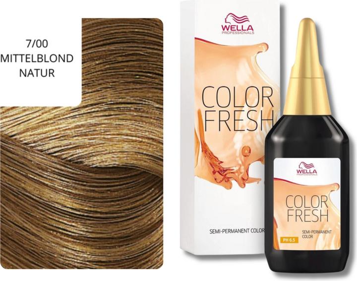 Actual product image Wella Color Fresh (7/00 medium blonde natural)