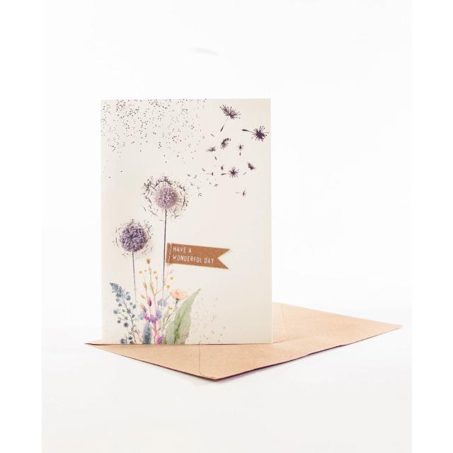 Produktbild Good Old Friends Pompomkarte Pusteblume von