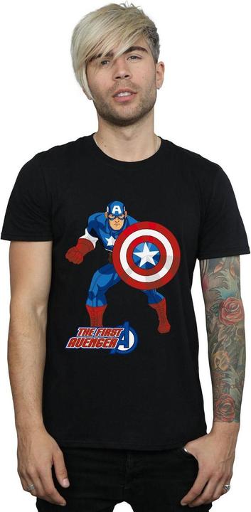 Image du produit Mens Captain America The First Avenger T-Shirt (XL)