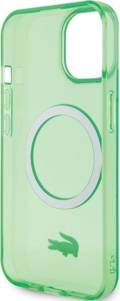 Produktbild Lacoste LCHMP15SULON iPhone 15 6.1" zielony/green hardcase Transparent MagSafe (Apple iPhone 13, Apple iPhone 15)