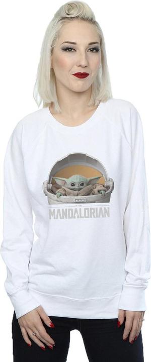 Actual product image Star Wars Womens/Ladies The Mandalorian The Child Pod Sweatshirt (S)