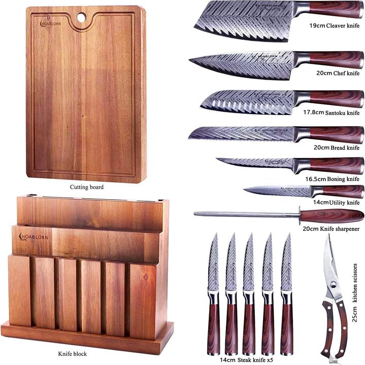 Image du produit Hoablorn Bloc à couteaux Set