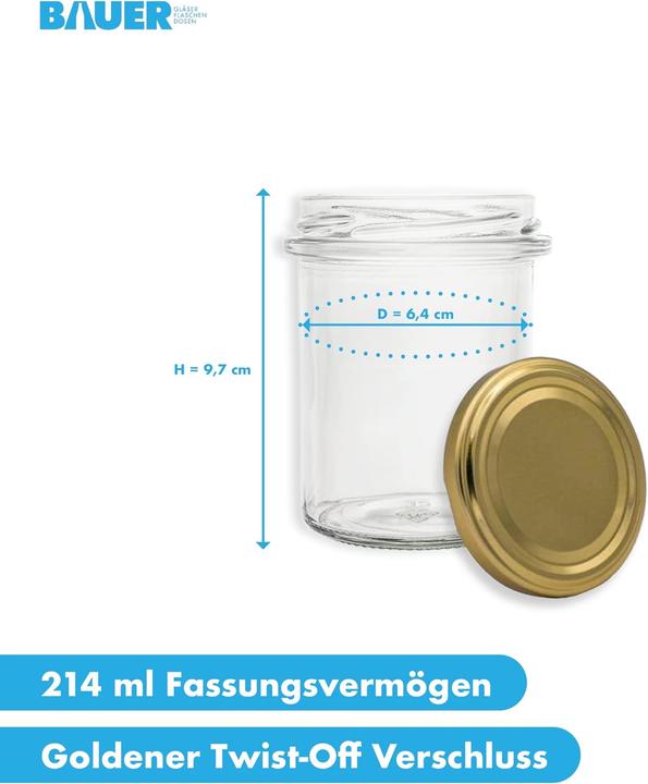 Image du produit Flaschenbauer.de Lot de 24 verres à pied (24 pcs, 0.21 l)