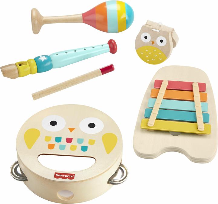 Image du produit Fisher-Price Coffret musical en bois (Multilingue)