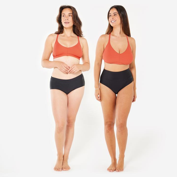 Image du produit Nabaiji Haut de maillot de bain brassière texturée natation Femme - Lila simy terracotta (XL)
