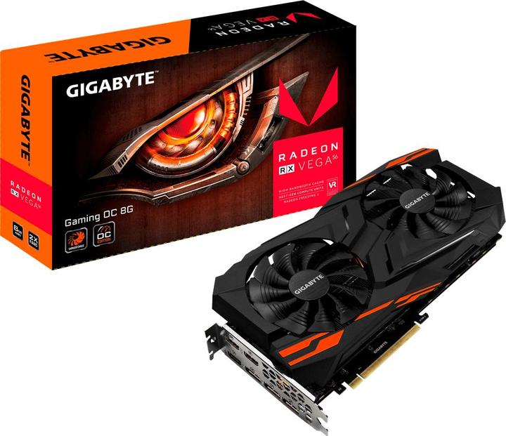 Image du produit Gigabyte Radeon RX Vega 56 Gaming OC (8 Go)