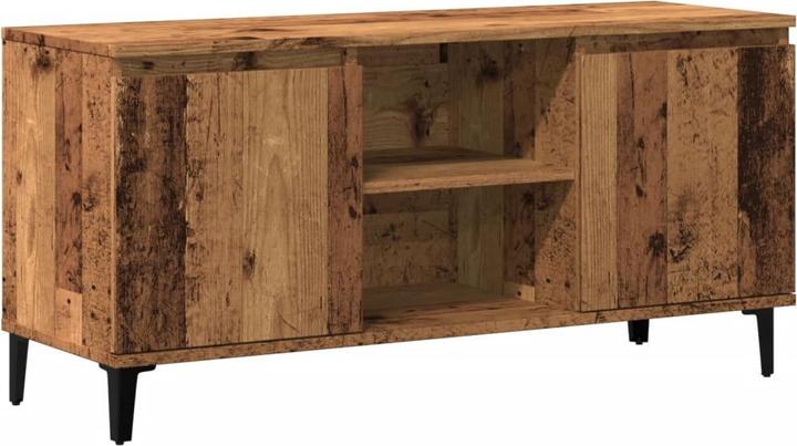 Immagine prodotto VidaXL TV Schrank Lowboard Fernsehschrank Fernsehtisch TV Möbel Altholz-Optik (102 x 35 x 50 cm)