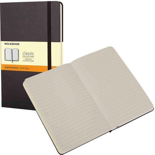Image du produit Moleskine Carnet Classic Large (A5, À rayures, Couverture rigide)