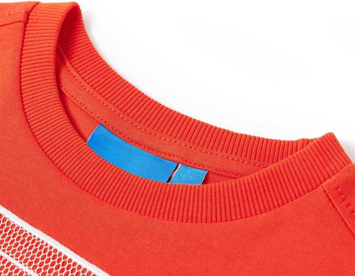 Image du produit VidaXL T-shirt manches longues enfant orange clair 140,Matière : 100 (140)