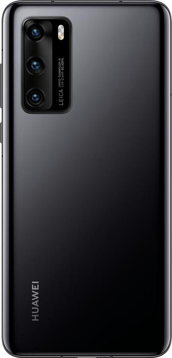 Actual product image Huawei P40 (128 GB, Black, 6.10", Hybrid Dual SIM + eSIM, 50 Mpx, 5G)