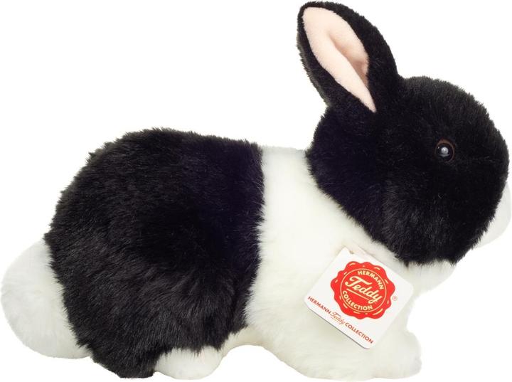 Produktbild Teddy Hermann Hase schwarz-weiss 23cm (12 cm)