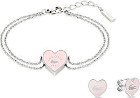 Produktbild Lacoste Charming Steel Jewelry Set for Women (Bracelet. Earrings) 2070031