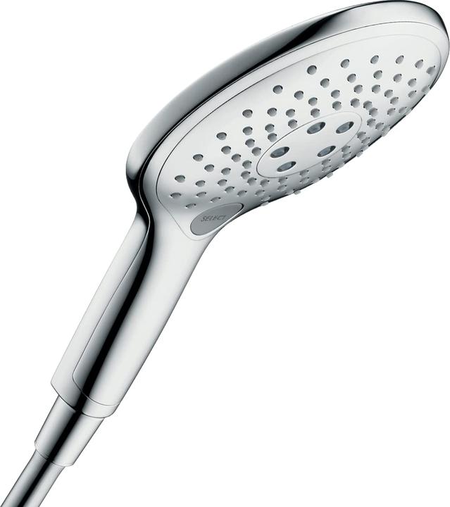Actual product image hansgrohe Raindance Select S hand shower with chrome head (3 Beam types, 8.80 l/min)