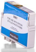 Actual product image Inkadoo Ink Cartridges compatible with Epson C13T09614010 / T0961 Ink Cartridge, black Black (FC)
