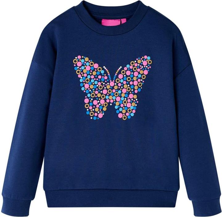 VidaXL Kinder-Sweatshirt Marineblau 92,Material: 95 % Baumwolle. 5 (92)