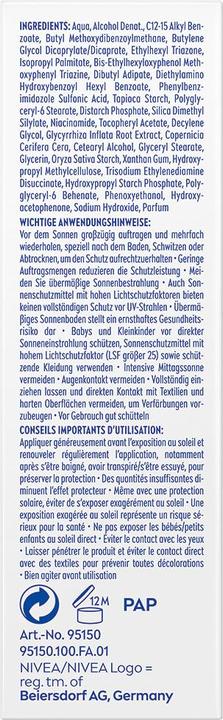 Image du produit NIVEA UV Face Fluide invisible quotidien SPF 50 (Crème solaire, SPF 50+, 40 ml, 70 g)