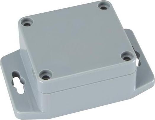 Produktbild HP Autozubehör ABS-GEHÄUSE MIT MONTAGEFLANSCH - WASSERDICHT - 64 x 58 x 35 mm (Gehäuse)