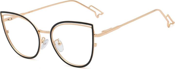 Actual product image Techsuit - Anti-Blue Light Glasses Reflex Metal (F95597-C5) - Butterfly - Bright Black