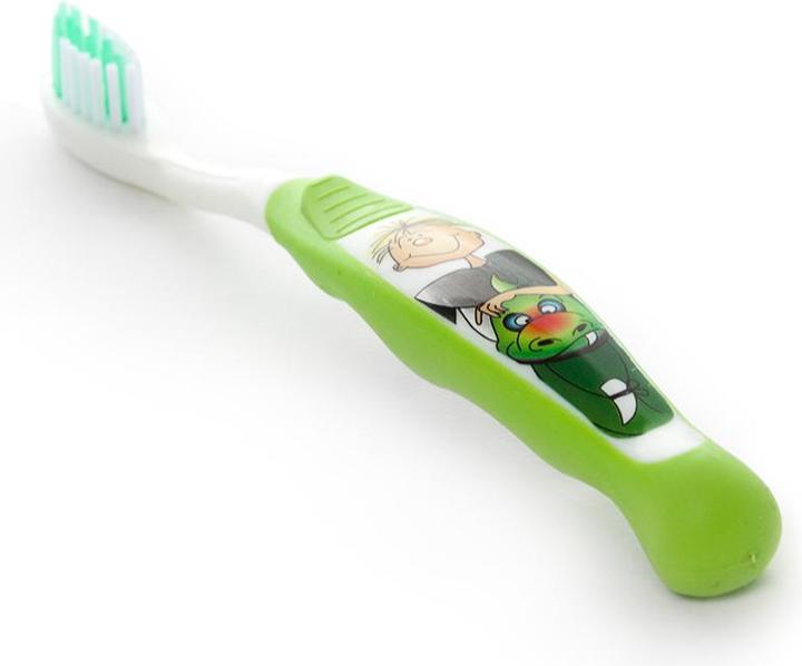 Produktbild Thienel Dental Kinderzahnbürste 3-7 Jahre Ritter & Zahnfee assortiert (100 Stück) (Weich, 100 x)