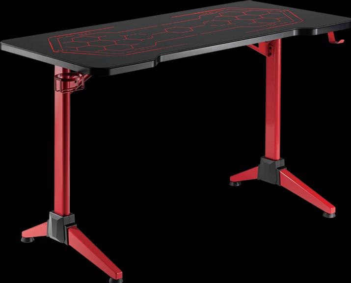 Actual product image LogiLink Gaming Desk with Geo Honeycomb Pattern