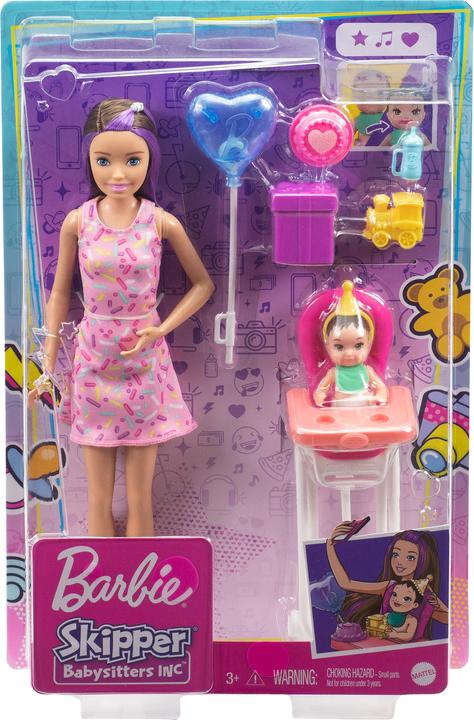 Produktbild Barbie Skipper Babysitter Spielset - Braunes Haar