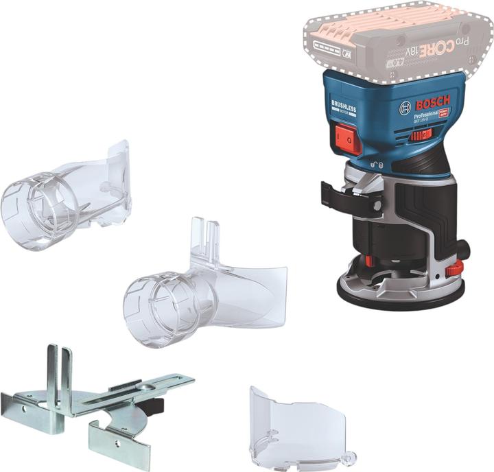 Productafbeelding Bosch Professional Kantenfrees GKF 18V-8 Professional solo, 18Volt (blauw/zwart, zonder accu en lader)