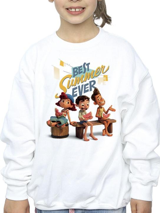 Actual product image Disney Girls Luca Best Summer Ever Sweatshirt (140, 146)