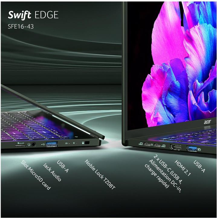 Produktbild Acer Swift Edge (16", AMD Ryzen 7 7840U, 16 GB, 512 GB, DE)