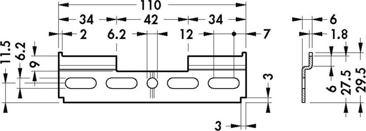 Actual product image Camar Suspension rails (1 pcs.)