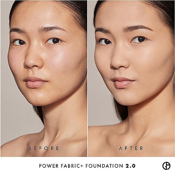 Actual product image Giorgio Armani Power Fabric + Longwear High Coverage Foundation ( 2 ) (Beige)