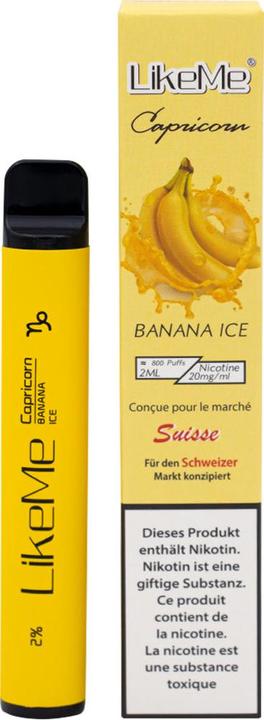 Actual product image LiKeMe Banana Ice (Banana)