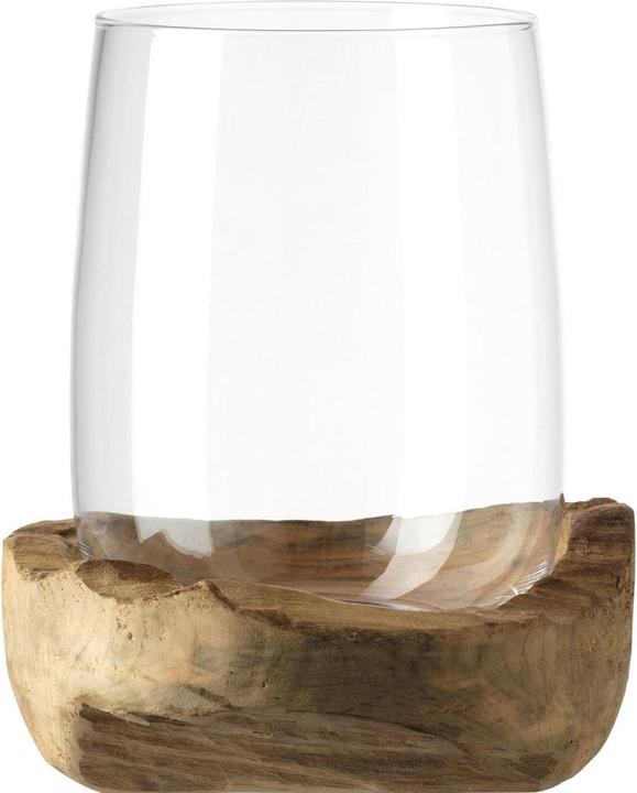 Produktbild Leonardo Windlicht Terra mit Teaksockel (2 x, 23 x 23 x 27 cm)