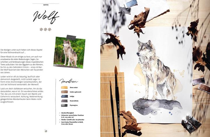 Immagine prodotto Die Kunst der Aquarellmalerei – Tiere: alle Watercolor-Grundlagen, Techniken und Motive Step by (Tedesco, Laura Stahlmann, 2021)