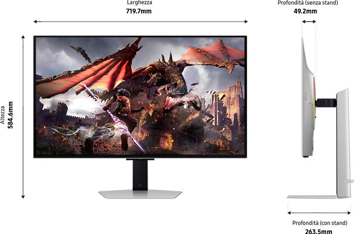 Productafbeelding Samsung Odyssey OLED G8 - G80SD (3840 x 2160 Pixels, 32")