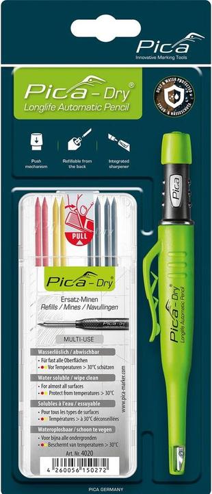 Pica Dry (Gelb, Graphit, Rot, 1 x)