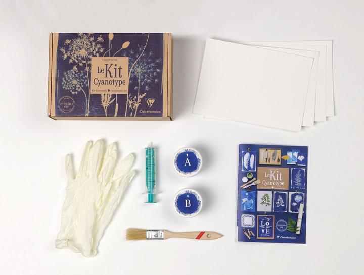 Actual product image Clairefontaine Cyanotype Creative Kit Set