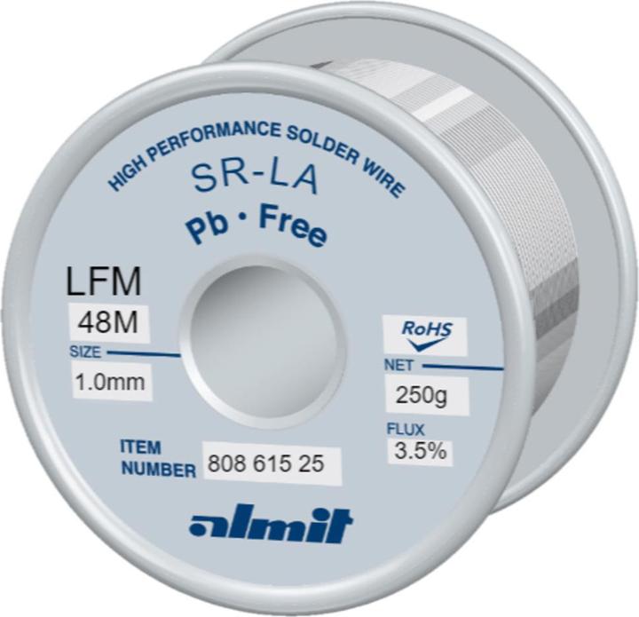 Produktbild Almit Lötdraht, SR-LA SUPER LFM-48-M, 1,0 mm, 250 g