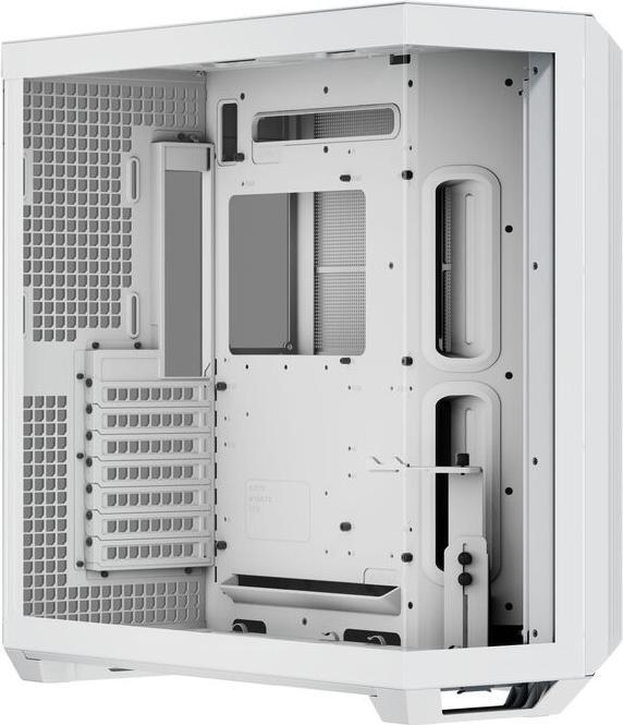 Actual product image APNX V1 PC case, midi tower, ATX, tempered glass - white (ATX)