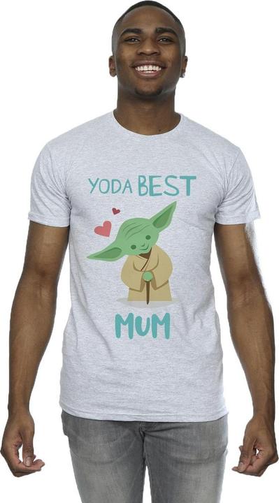 Actual product image Star Wars Mens Yoda Best Mum T-Shirt (XL)